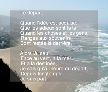 le d�part